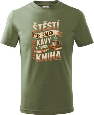 Štěstí je šálek kávy a dobrá kniha