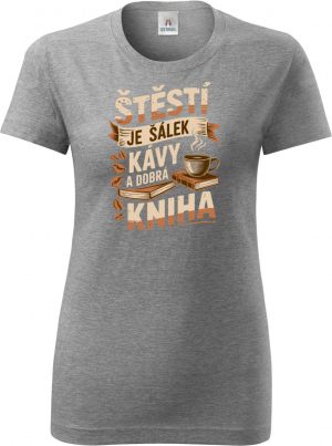 Štěstí je šálek kávy a dobrá kniha
