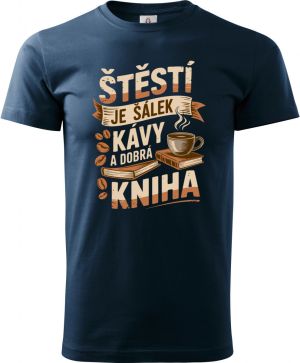 Štěstí je šálek kávy a dobrá kniha