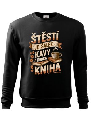 Štěstí je šálek kávy a dobrá kniha