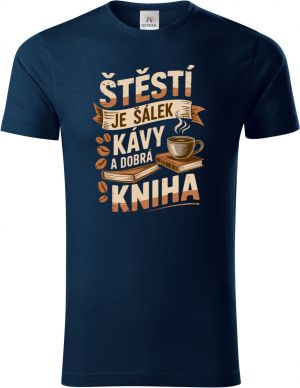 Štěstí je šálek kávy a dobrá kniha
