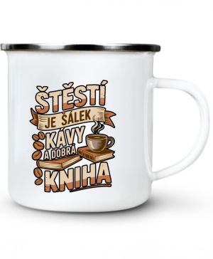 Štěstí je šálek kávy a dobrá kniha