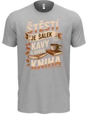 Štěstí je šálek kávy a dobrá kniha