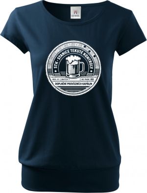 STK, stanice tekuté kontroly, bílý potisk