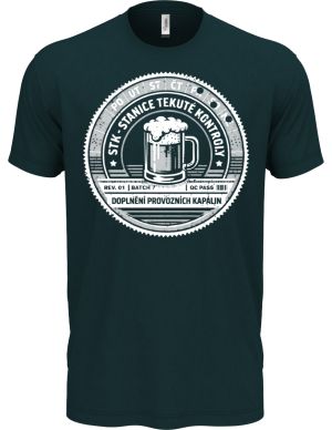 STK, stanice tekuté kontroly, bílý potisk