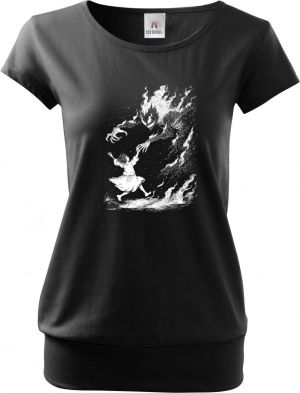 Strašidelná pohádka čert a Káča, bílý tisk