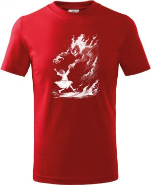 Strašidelná pohádka čert a Káča, bílý tisk