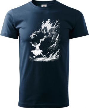 Strašidelná pohádka čert a Káča, bílý tisk