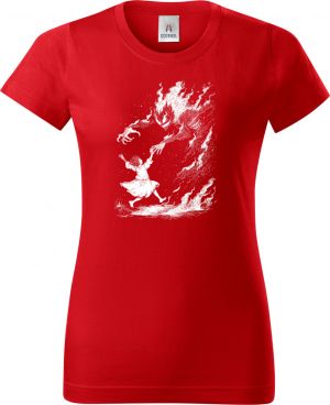 Strašidelná pohádka čert a Káča, bílý tisk