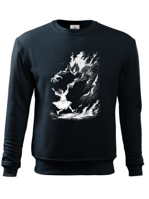 Strašidelná pohádka čert a Káča, bílý tisk