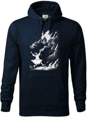 Strašidelná pohádka čert a Káča, bílý tisk