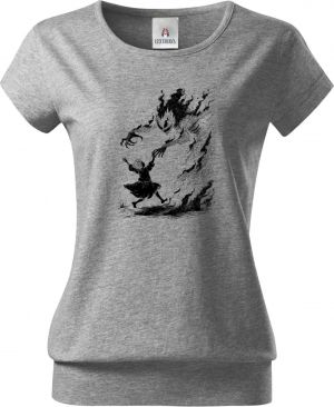 Strašidelná pohádka čert a Káča, černý tisk