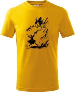 Strašidelná pohádka čert a Káča, černý tisk