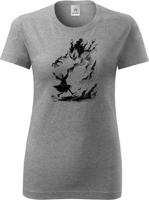 Strašidelná pohádka čert a Káča, černý tisk