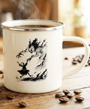 Strašidelná pohádka čert a Káča, černý tisk