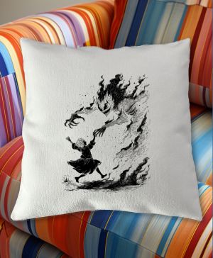 Strašidelná pohádka čert a Káča, černý tisk