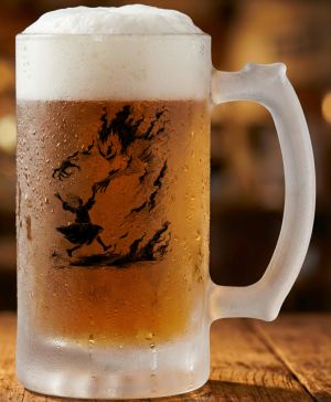 Strašidelná pohádka čert a Káča, černý tisk