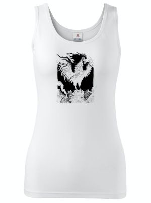 Strašidelná pohádka Ohnivý kohout, černý tisk