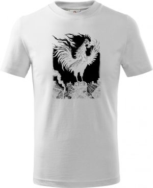 Strašidelná pohádka Ohnivý kohout, černý tisk