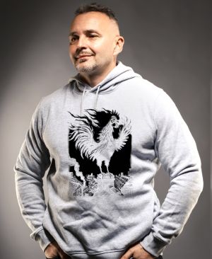 Strašidelná pohádka Ohnivý kohout, černý tisk