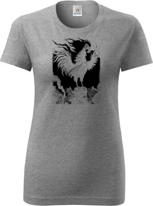 Strašidelná pohádka Ohnivý kohout, černý tisk