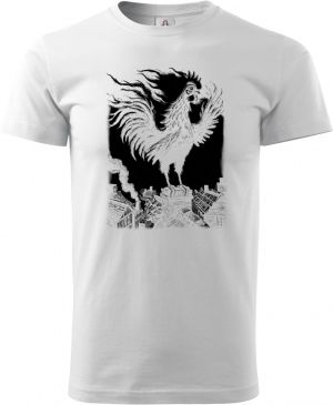 Strašidelná pohádka Ohnivý kohout, černý tisk