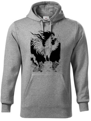 Strašidelná pohádka Ohnivý kohout, černý tisk