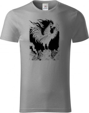 Strašidelná pohádka Ohnivý kohout, černý tisk