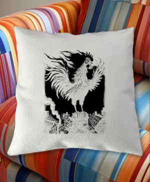 Strašidelná pohádka Ohnivý kohout, černý tisk