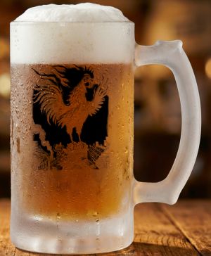 Strašidelná pohádka Ohnivý kohout, černý tisk