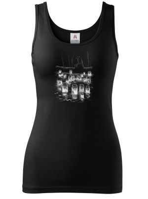 Strašidelná pohádka Vodník, bílý tisk