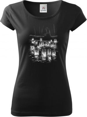 Strašidelná pohádka Vodník, bílý tisk