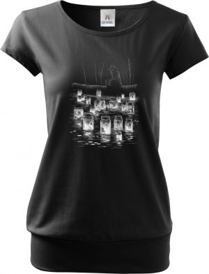 Strašidelná pohádka Vodník, bílý tisk