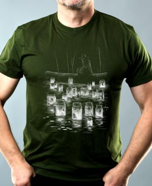 Strašidelná pohádka Vodník, bílý tisk