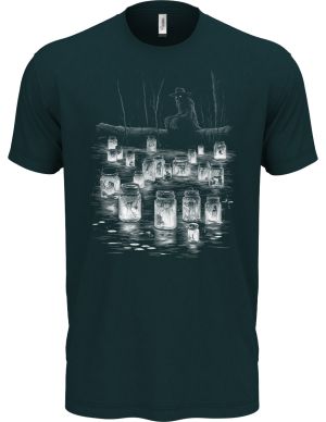 Strašidelná pohádka Vodník, bílý tisk