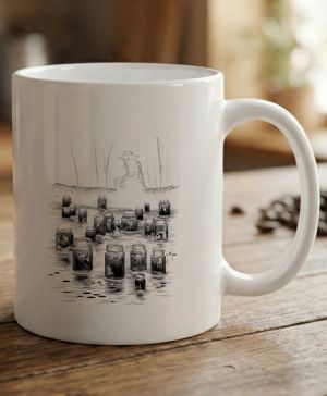 Strašidelná pohádka Vodník, černý tisk