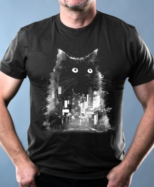 Strážkyně nočního města, bílý potisk