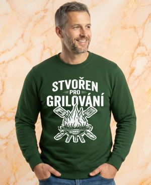 Stvořen pro grilování, V1, bílý tisk