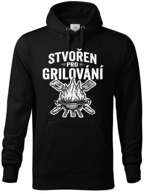 Stvořen pro grilování, V1, bílý tisk