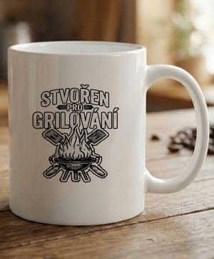 Stvořen pro grilování, V1, černý tisk