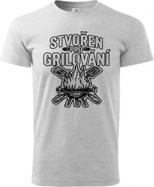 Stvořen pro grilování, V1, černý tisk