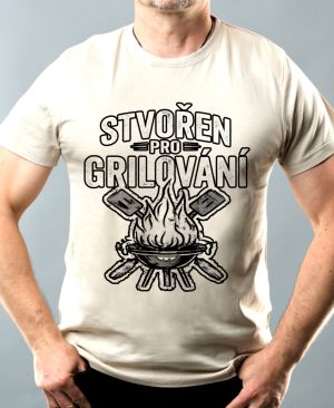 Stvořen pro grilování, V1, černý tisk