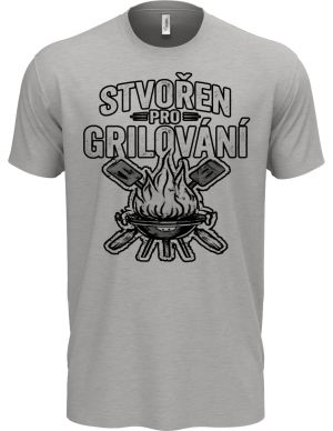 Stvořen pro grilování, V1, černý tisk