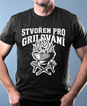 Stvořen pro grilování, V2, bílý tisk