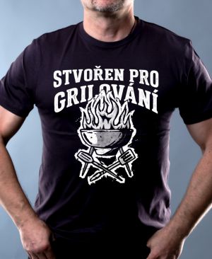 Stvořen pro grilování, V2, bílý tisk