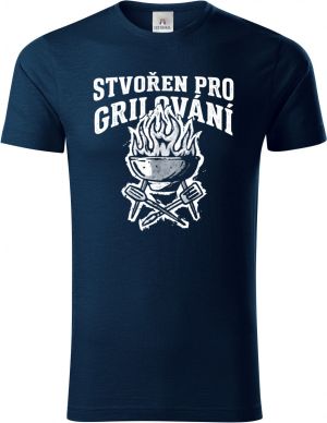 Stvořen pro grilování, V2, bílý tisk