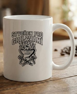 Stvořen pro grilování, V2, černý tisk