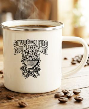 Stvořen pro grilování, V2, černý tisk