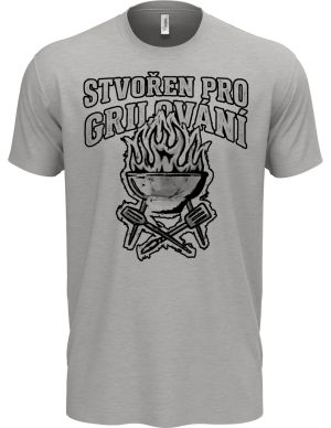 Stvořen pro grilování, V2, černý tisk