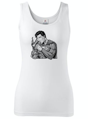 Super hulič, černý potisk